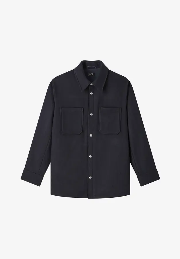 Oversized Wolljacke Marcel blau