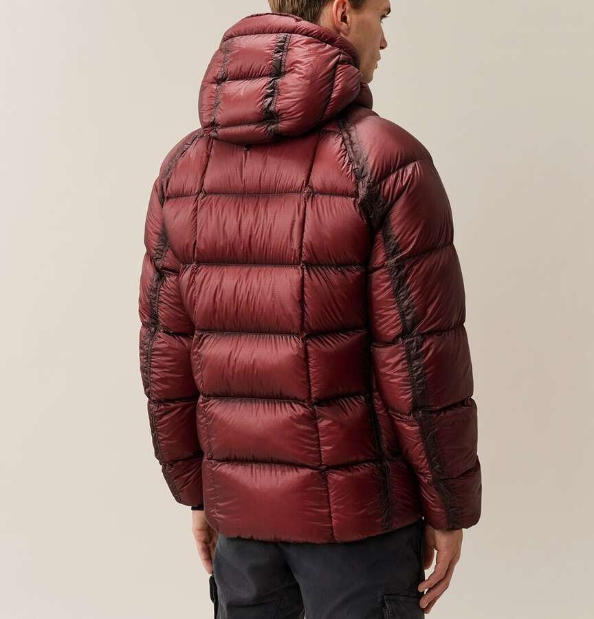 D.D. Shell Daunenjacke burgundy_02