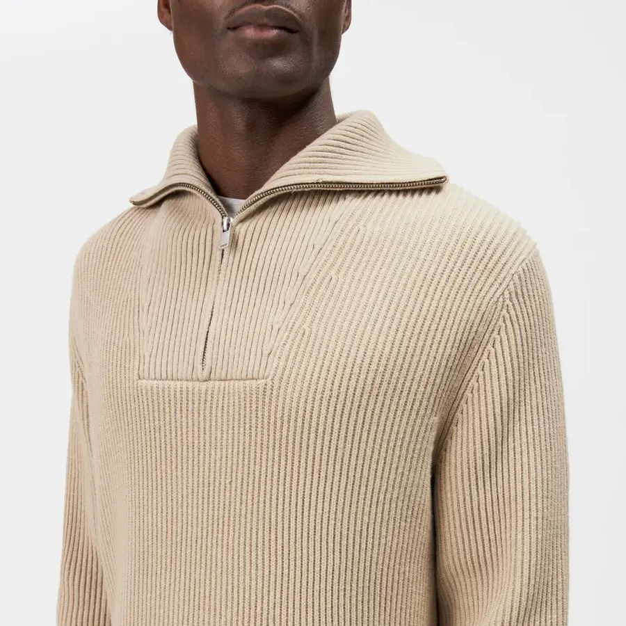 Half Zip Pullover Manuelo_2 beige_02