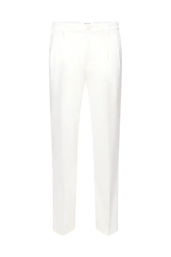 Hose Leek Leinen-Mix off-white