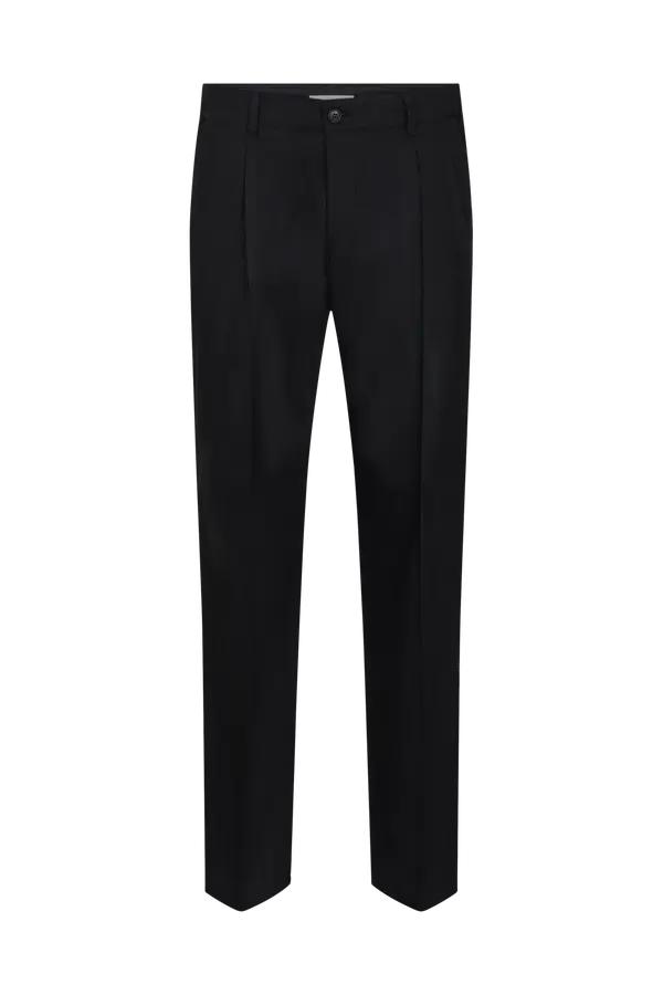 Hose Leek Leinen-Mix schwarz