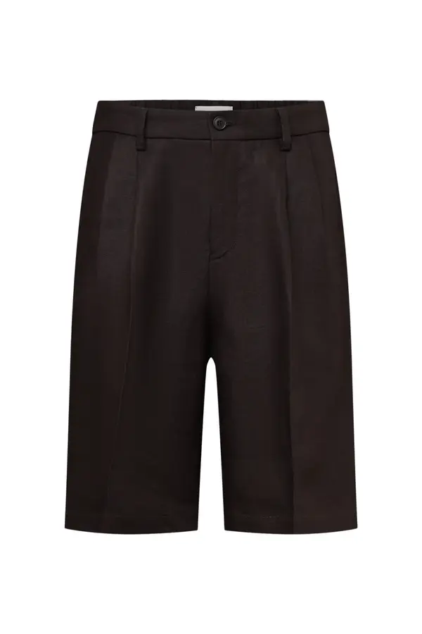 Leinenshorts Rocabo braun