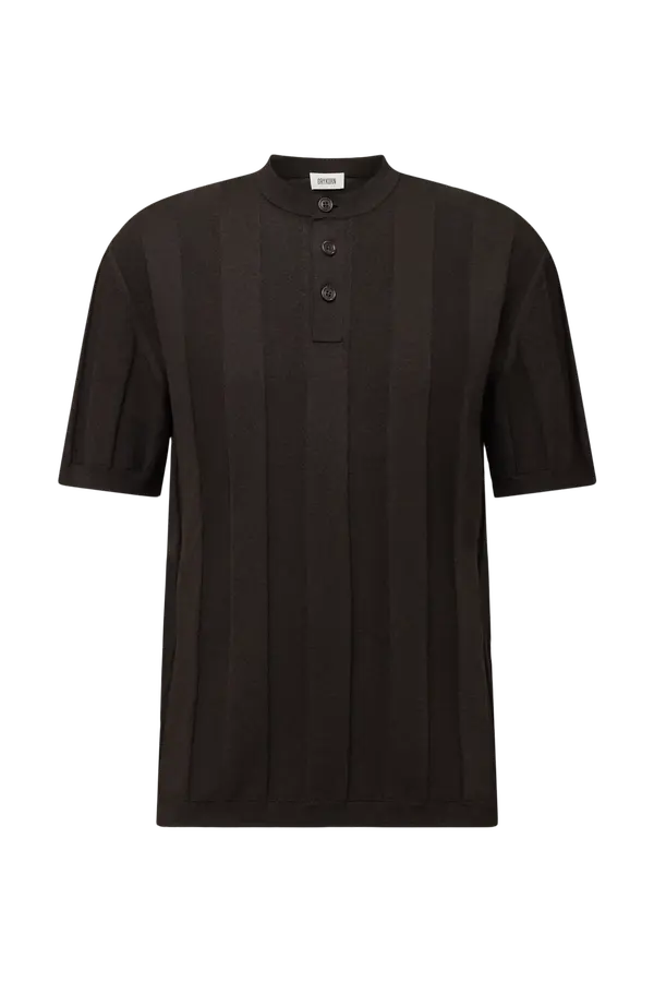 Strickpolo Freeko braun