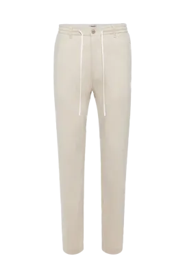 Hose Deger Leinen-Mix beige