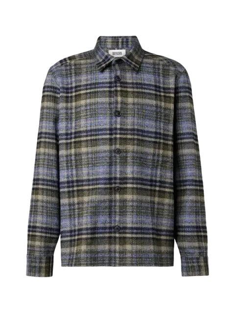 Overshirt Dieggo Karomuster grün