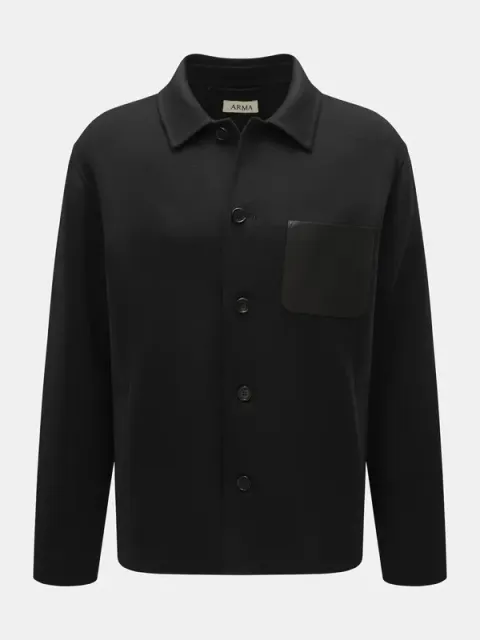 Wolljacke Navid schwarz