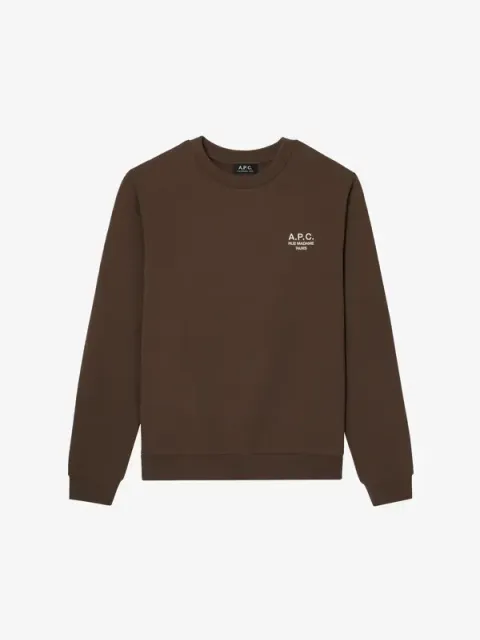 Sweatshirt Standard Rue Madame braun/ecru
