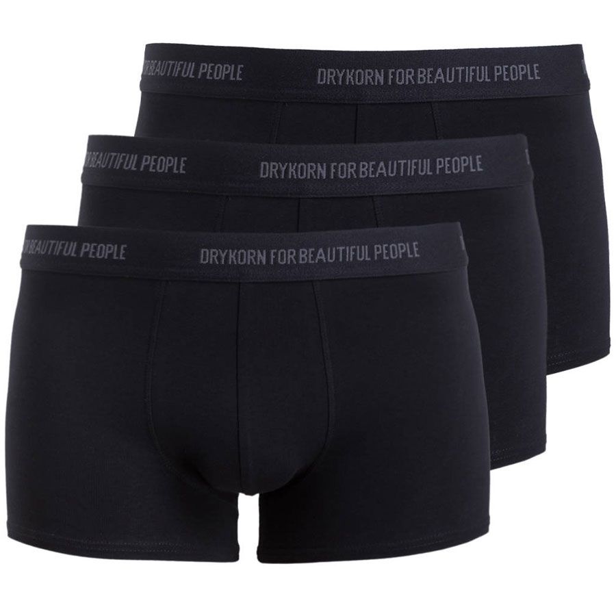 3er-Pack Boxershorts schwarz