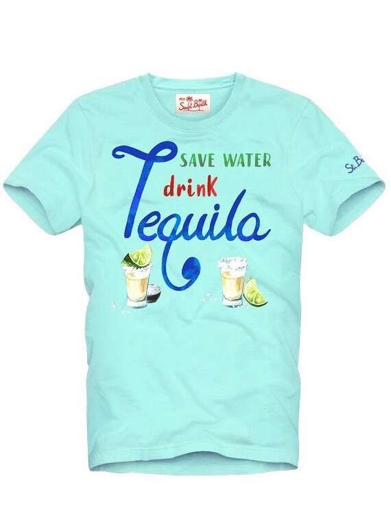 T-Shirt drink Tequila türkis_04