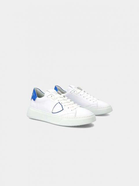 Sneaker Low Temple Man-Blanc Bluette