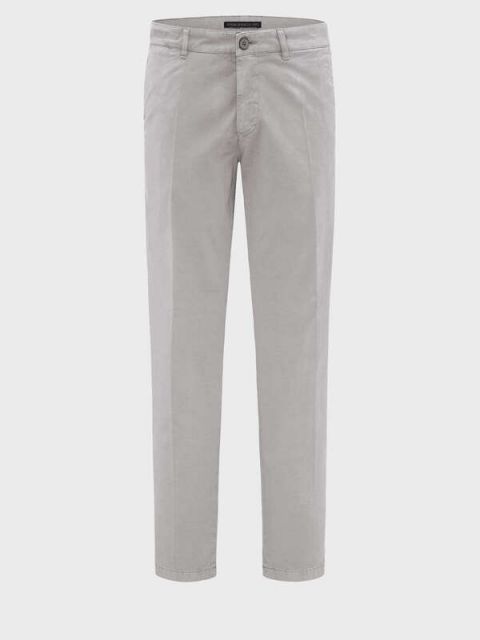 Baumwoll-Chino Mad grau