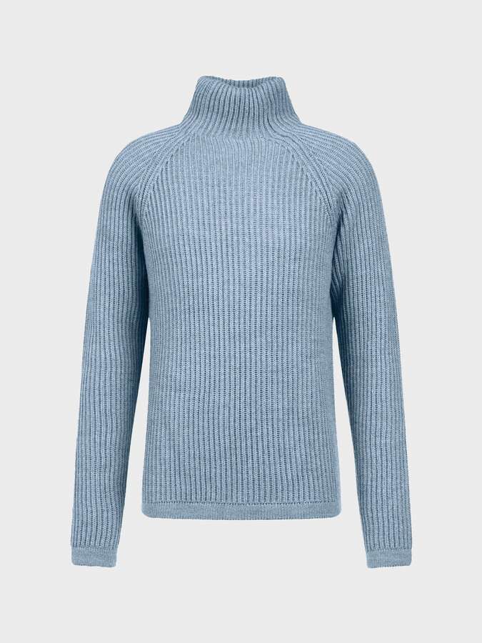 Rollkragenpullover Arvid blau_04