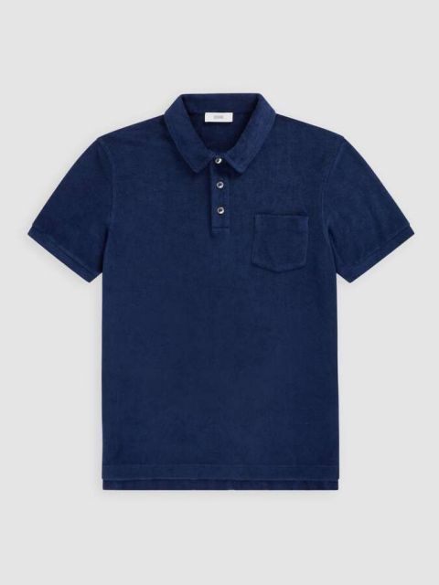 Frottee Polo indigo blue