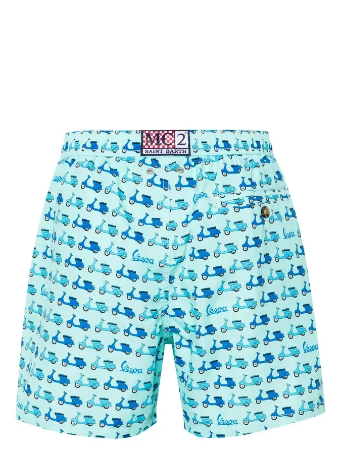 Badeshorts Vespa blau_01