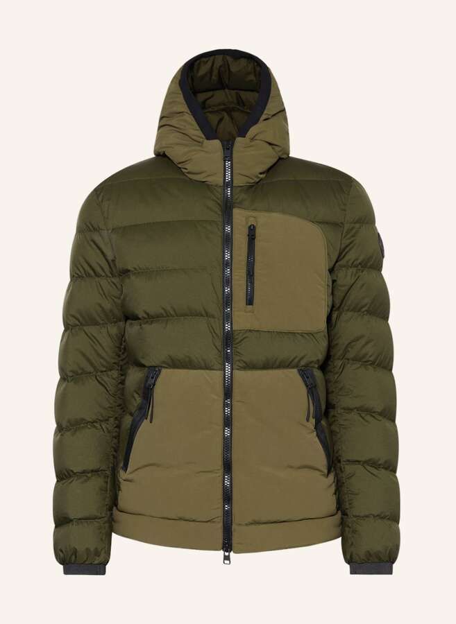 Daunenjacke Lobster Crinkle dark Green