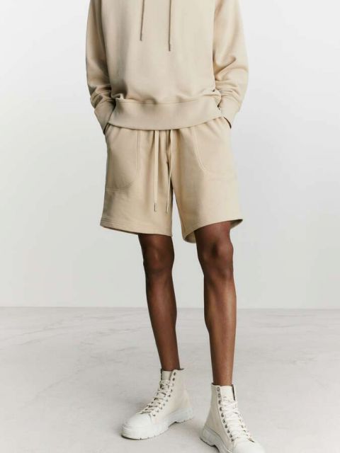 Sweatshort Break beige