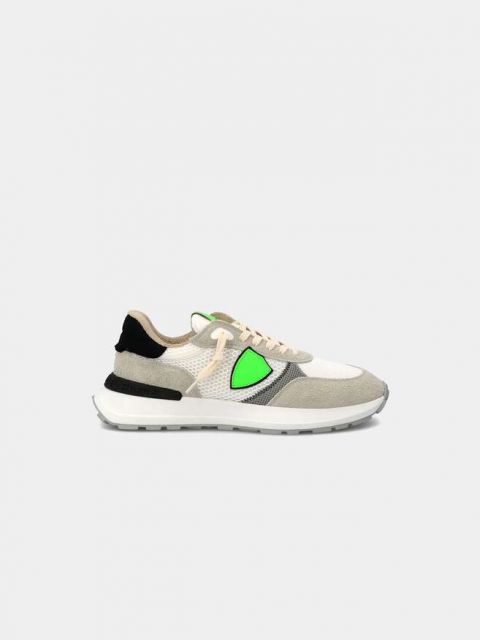 Sneaker Running Antibes Man-Blanc Vert
