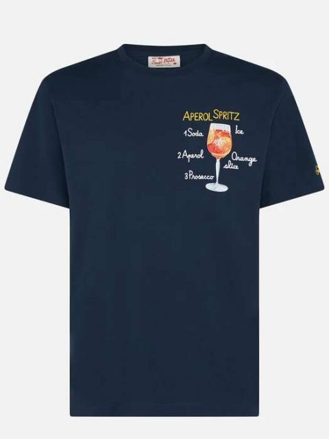 T-Shirt Aperol Spritz blau