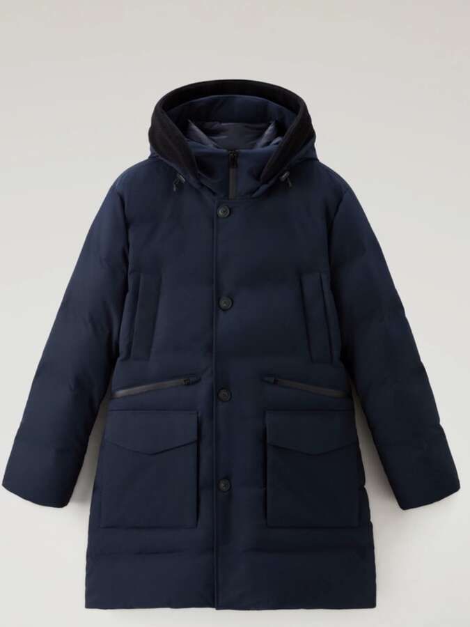 Parka Melton Blue
