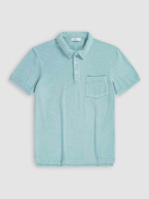 Frottee Polo blue agave