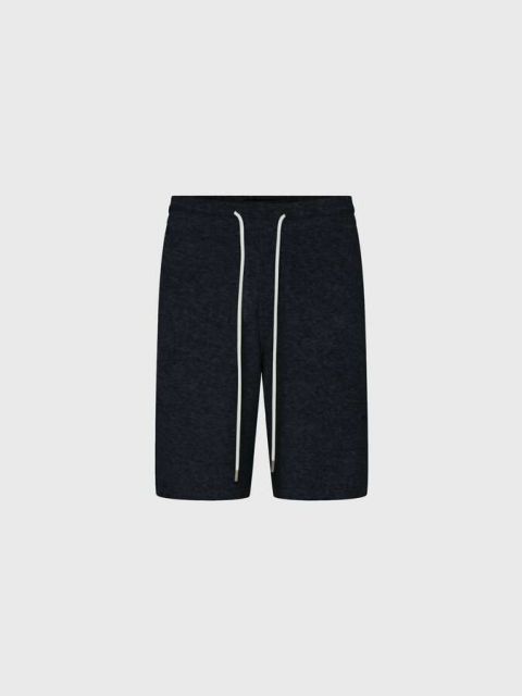 Frottee Sweatshort Break blau