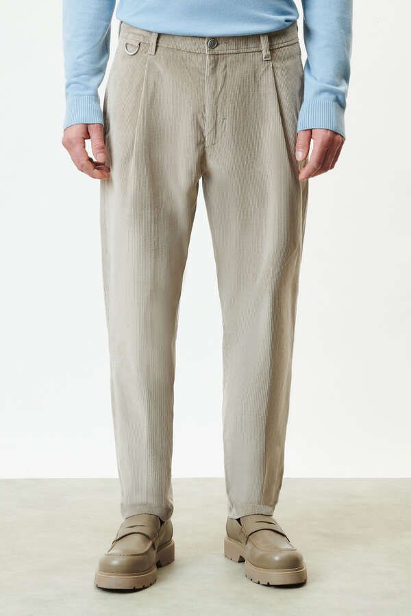 Cordhose Devyn beige