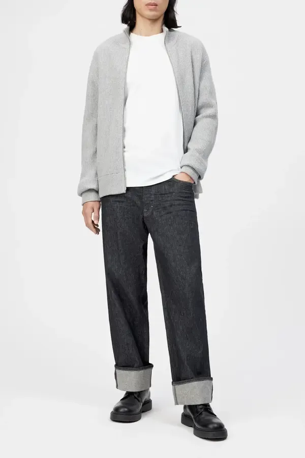 Strickjacke Antonio grau_01