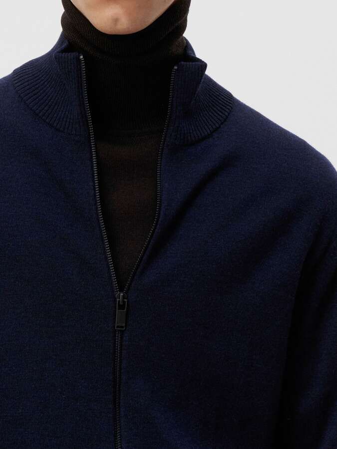 Strickjacke Antonio blau_01