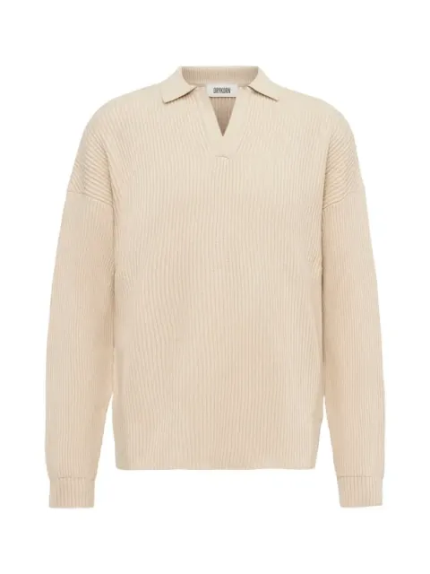 Strickpolo Rustino beige