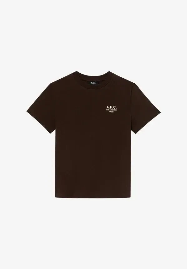 T-Shirt Standard Rue Madame braun/ecru_04